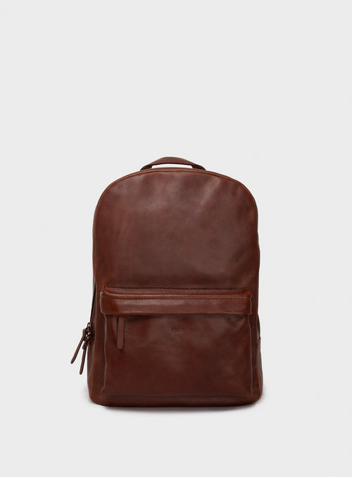 BP02 Backpack Dark-Brown  - View 1