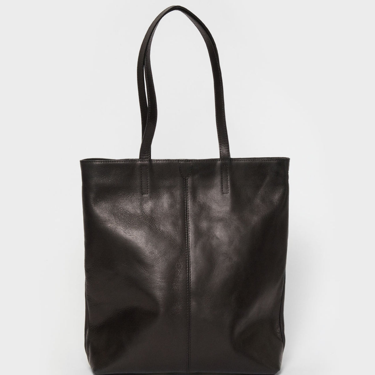 Large leather Tote Bag with zipper PARK BAGS