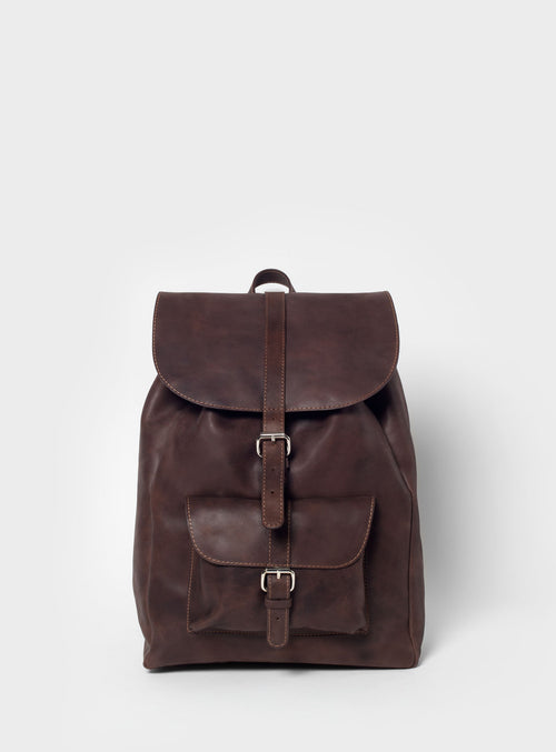 BP01 Backpack Dark-Brown  - View 1